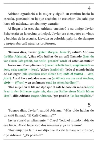 Produktbild: La Conspiraci&oacute;n del Caf&eacute; Cantante - Spanische Krimi-Lekt&uuml;re A1-A2 (+ Audio-CD)