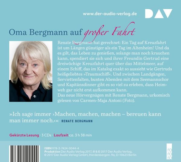 Produktbild: Besser als Bus fahren. Die Online-Omi legt ab