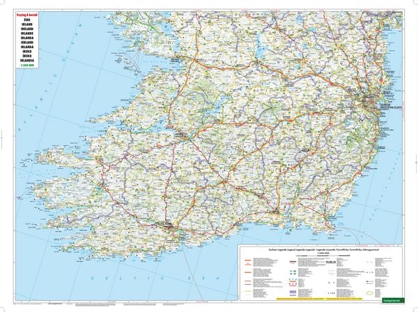Produktbild: freytag & berndt Stra&szlig;enkarte Irland 1:350.000