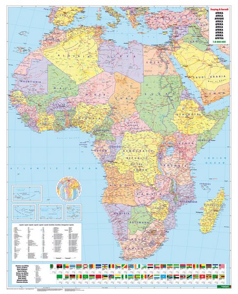 Produktbild: freytag & berndt Stra&szlig;enkarte Afrika 1:9 Mio.