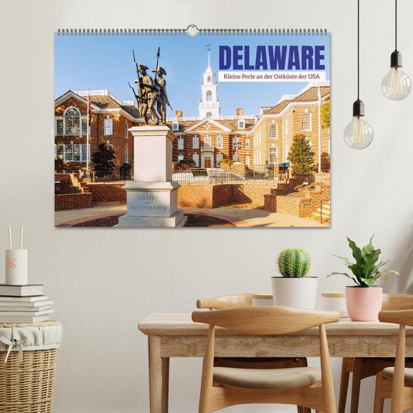 Produktbild: Delaware. Kleine Perle an der Ostk&uuml;ste der USA (Wandkalender 2026 DIN A2 quer), CALVENDO Monatskalender