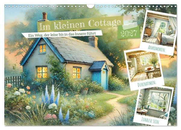 Produktbild: Im kleinen Cottage (Wandkalender 2027 DIN A3 quer), CALVENDO Monatskalender