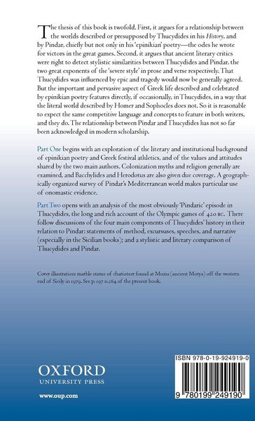 Produktbild: Thucydides and Pindar