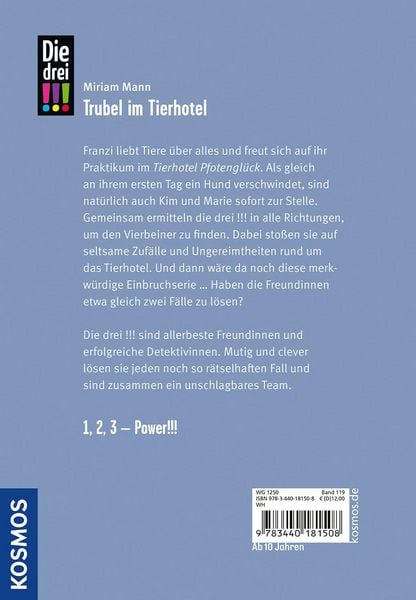 Produktbild: Die drei !!!, 119, Trubel im Tierhotel