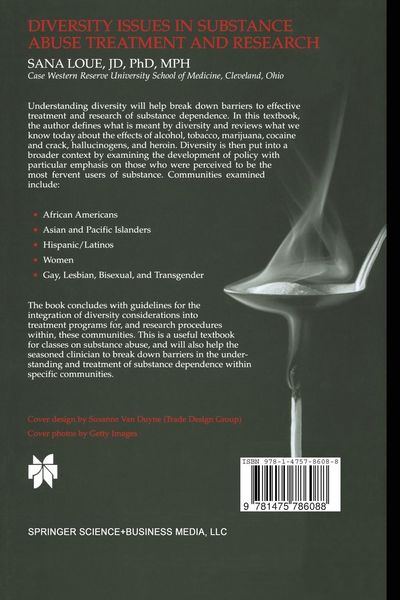 Produktbild: Diversity Issues in Substance Abuse Treatment and Research