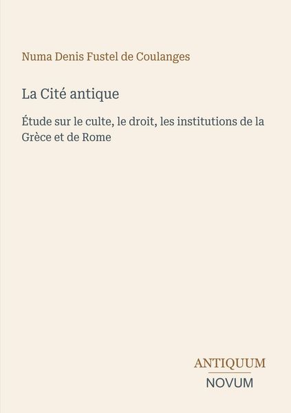 Produktbild: La Cit&eacute; antique