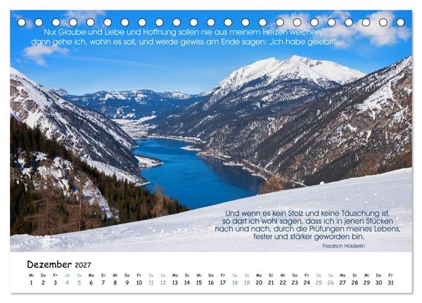 Produktbild: Christliche Bildpoesie 2027 (Tischkalender 2027 DIN A5 quer), CALVENDO Monatskalender
