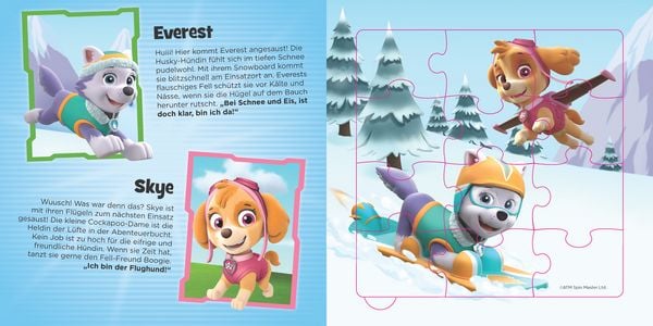 Produktbild: PAW Patrol Puzzlebuch | Mit 4 Puzzles &agrave; 12 Teilen