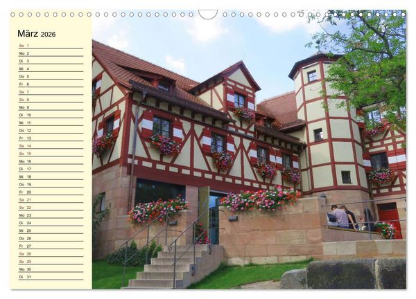 Produktbild: N&uuml;rnbergs Altstadt erleben (Wandkalender 2026 DIN A3 quer), CALVENDO Monatskalender