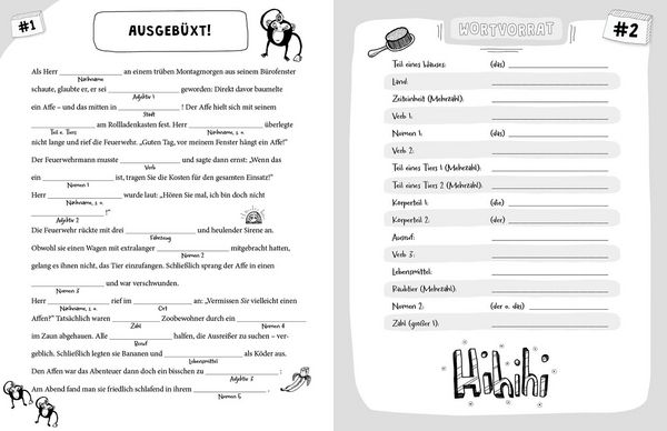 Produktbild: Verr&uuml;ckte L&uuml;cken - Total pelzige Tiergeschichten