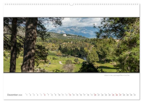 Produktbild: Emotionale Momente: Die sch&ouml;nsten Golfpl&auml;tze auf Mallorca. (Wandkalender 2026 DIN A2 quer), CALVENDO Monatskalender