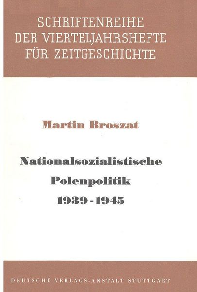 Produktbild: Nationalsozialistische Polenpolitik 1939-1945