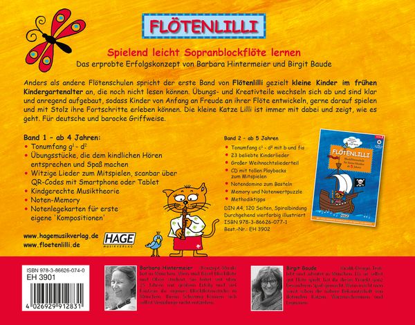 Flötenlilli - Blockflötenschule Band 1