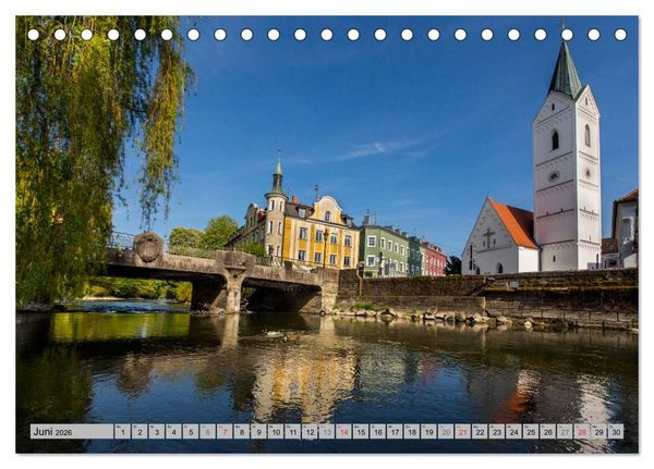 Produktbild: F&uuml;rstenfeldbruck und Umgebung (Tischkalender 2026 DIN A5 quer), CALVENDO Monatskalender