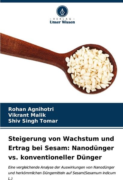Produktbild: Steigerung von Wachstum und Ertrag bei Sesam: Nanod&uuml;nger vs. konventioneller D&uuml;nger