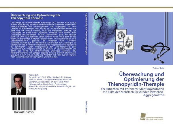 Produktbild: &Uuml;berwachung und Optimierung der Thienopyridin-Therapie