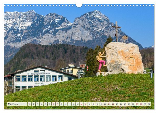 Produktbild: Unterwegs im Bergsteigerdorf Ramsau (Wandkalender 2026 DIN A3 quer), CALVENDO Monatskalender