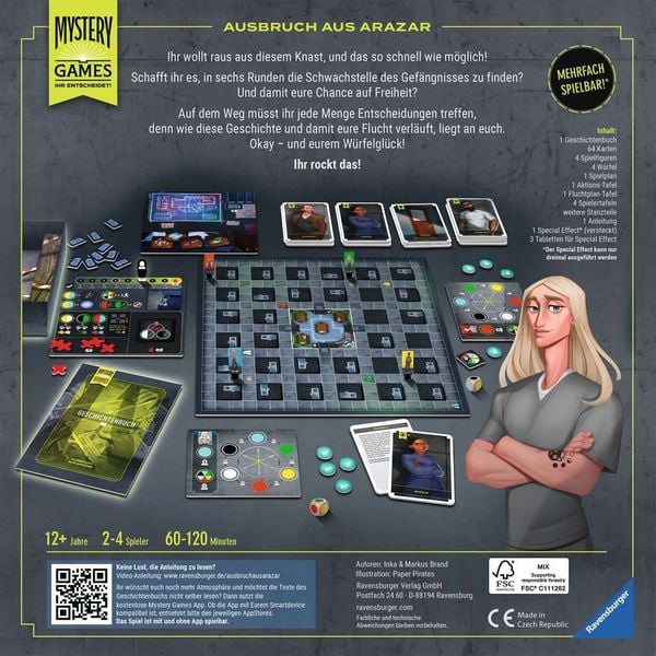 Produktbild: Ravensburger - Mystery Games Der Ausbruch aus Arazar