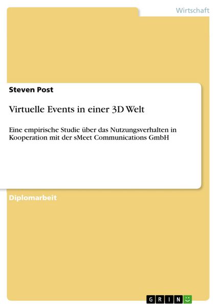Produktbild: Virtuelle Events in einer 3D Welt