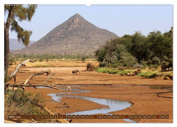 Produktbild: Ostafrikas Traumlandschaften. Kenia - Tansania - Sansibar - &Auml;thiopien (hochwertiger Premium Wandkalender 2026 DIN A2 quer), Kunstdruck in Hochglanz