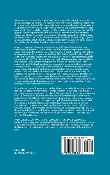 Produktbild: Parallel Computing Using Optical Interconnections