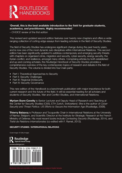 Produktbild: Routledge Handbook of Security Studies