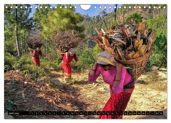 Produktbild: Nepal - das Dach der Welt (Wandkalender 2026 DIN A4 quer), CALVENDO Monatskalender