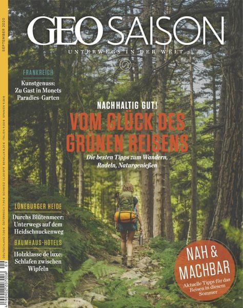 Produktbild: GEO SAISON 09/2020 - Vom Gl&uuml;ck des gr&uuml;nen Reisens