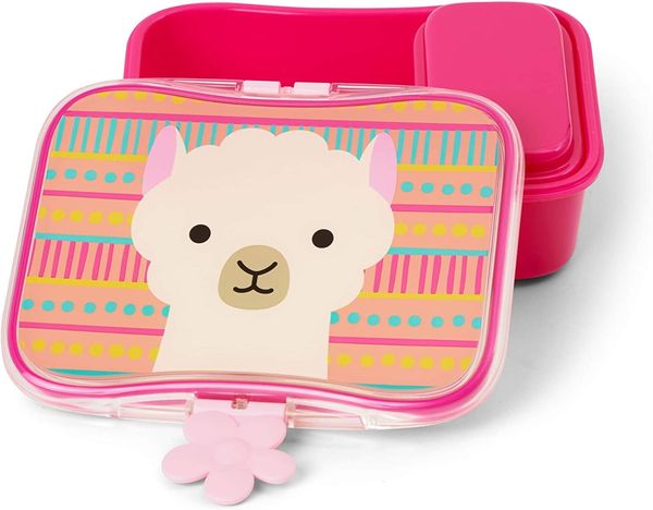 Produktbild: Du wirst dieses bunte, 4-teilige Set lieben, das sich hervorragend eignet, um das Pausenbrot in die Schule oder einen Snack in den Park mitzunehmen. Das Set f&uuml;r &bdquo;gro&szlig;e Kinder&ldquo; f&ouml;rdert das selbstst&auml;ndige Essen und enth&auml;lt einen kleineren Snackbeh&auml;lter