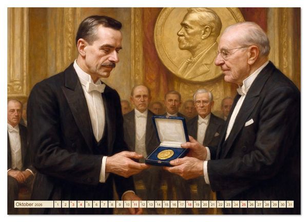 Produktbild: Thomas Mann. Sein Leben, seine Werke (Wandkalender 2026 DIN A3 quer), CALVENDO Monatskalender