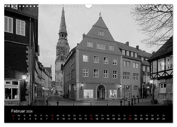Produktbild: Hannover Monochrome Impressionen (Wandkalender 2026 DIN A3 quer), CALVENDO Monatskalender