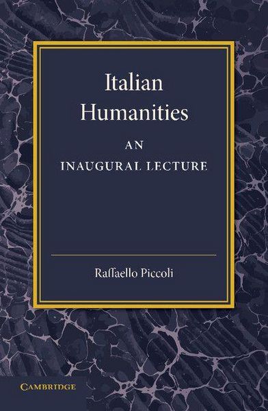 Produktbild: Italian Humanities
