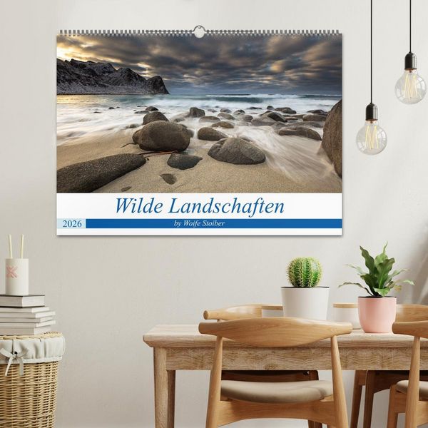 Produktbild: Wilde Landschaften (Wandkalender 2026 DIN A2 quer), CALVENDO Monatskalender
