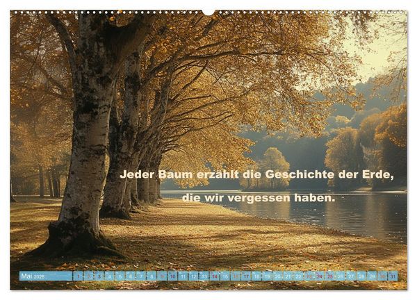 Produktbild: Wortperlen (Wandkalender 2026 DIN A2 quer), CALVENDO Monatskalender