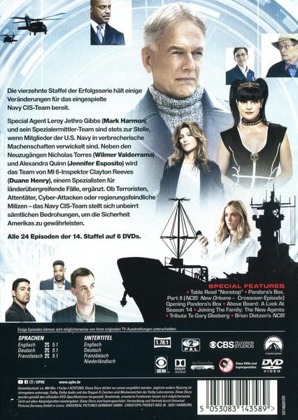 Produktbild: NCIS - Naval Criminal Investigate Service/Season 14 [6 DVDs]