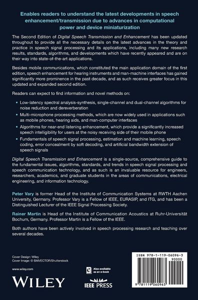 Produktbild: Digital Speech Transmission and Enhancement