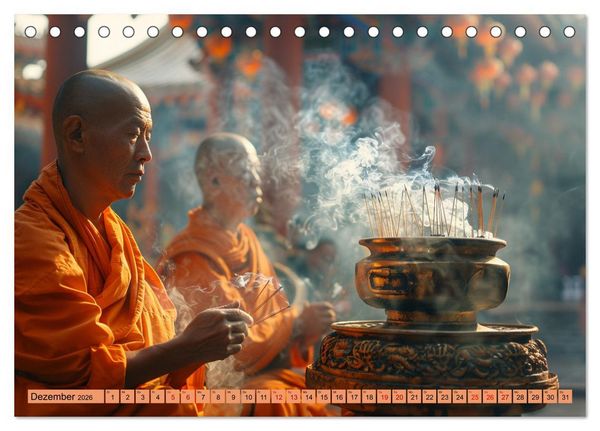 Produktbild: Komm mit in die Stille (Tischkalender 2026 DIN A5 quer), CALVENDO Monatskalender