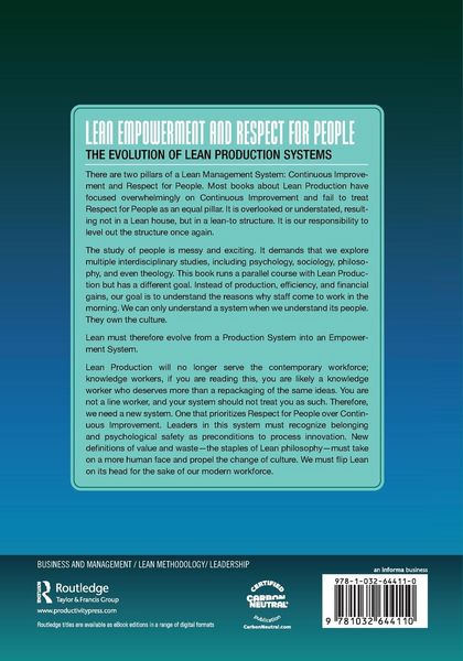 Produktbild: Lean Empowerment and Respect for People