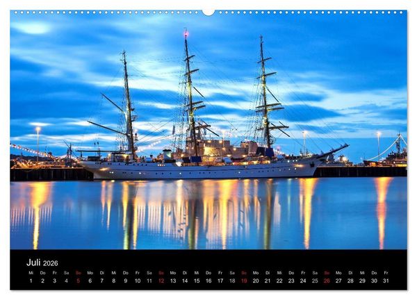 Produktbild: Malerische Kieler F&ouml;rde (hochwertiger Premium Wandkalender 2026 DIN A2 quer), Kunstdruck in Hochglanz