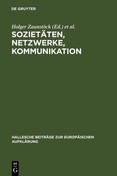 Produktbild: Soziet&auml;ten, Netzwerke, Kommunikation