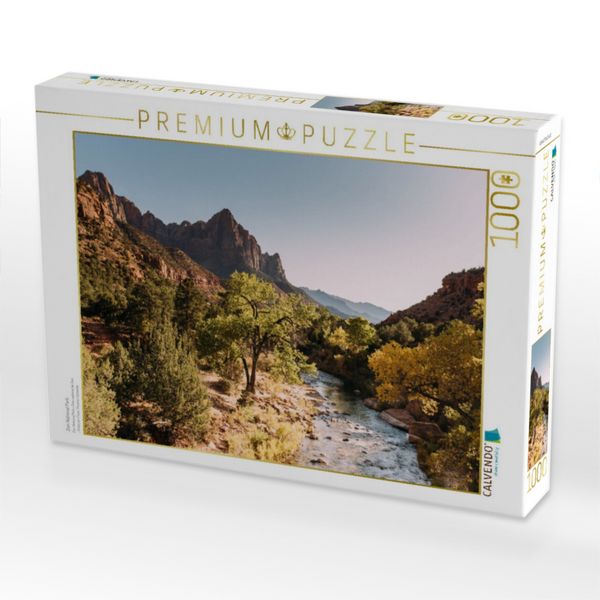 Produktbild: CALVENDO Puzzle Zion National Park | 1000 Teile Lege-Gr&ouml;&szlig;e 64x48cm Foto-Puzzle f&uuml;r gl&uuml;ckliche Stunden