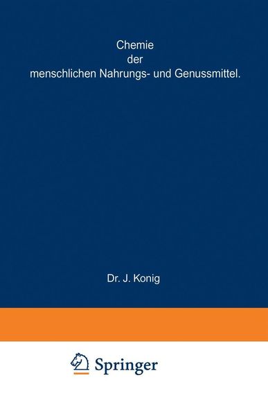 Produktbild: Chemische Zusammensetzung der menschlichen Nahrungs- und Genussmittel