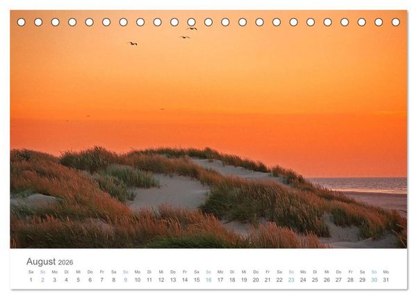 Produktbild: Juist - mein T&ouml;werland (Tischkalender 2026 DIN A5 quer), CALVENDO Monatskalender