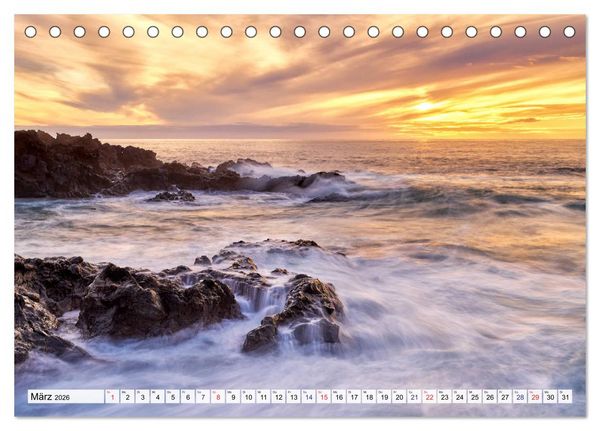 Produktbild: La Palma - La Isla Bonita - Kanarische Inseln (Tischkalender 2026 DIN A5 quer), CALVENDO Monatskalender