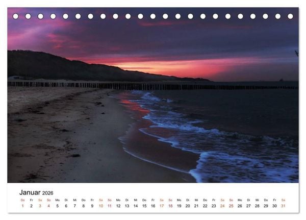 Produktbild: Wieder an der Nordsee (Tischkalender 2026 DIN A5 quer), CALVENDO Monatskalender