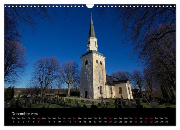 Produktbild: Monuments of Sweden 2026 (Wall Calendar 2026 DIN A3 landscape), CALVENDO 12 Month Wall Calendar