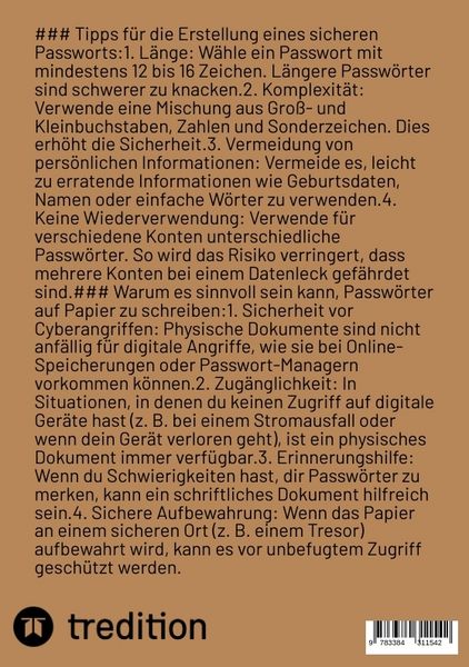 Produktbild: Meine Sicheren Passw&ouml;rter