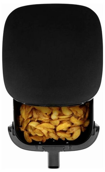Produktbild: GourmetMaxx GOURMETmaxx Hei&szlig;luft-Fritteuse Digital 7l 1700W schwarz matt/Edelstahl Hei&szlig;luft-Fritteuse 6.5 l 1700 W Schwarz