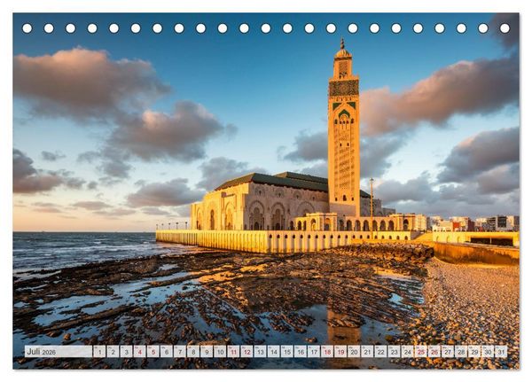 Produktbild: Marokko &ndash; Wahrzeichen und Kultur (Tischkalender 2026 DIN A5 quer), CALVENDO Monatskalender
