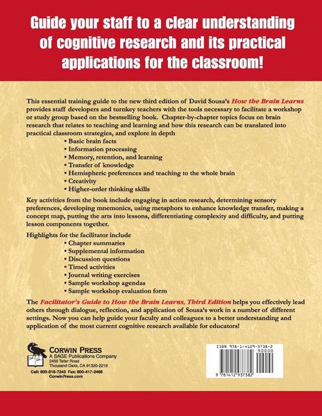Produktbild: Facilitator's Guide to How the Brain Learns, 3rd Edition